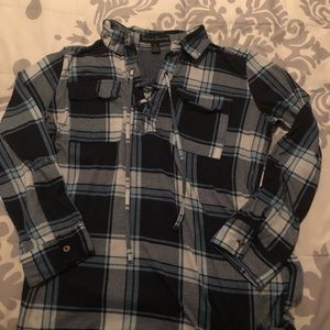 Blue flannel